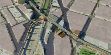 El puente de la Vicente Guerrero y Loera