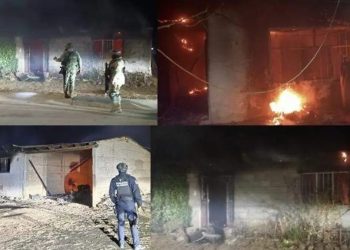 Incendian cuatro viviendas en Carichí; abandonadas a tiempo